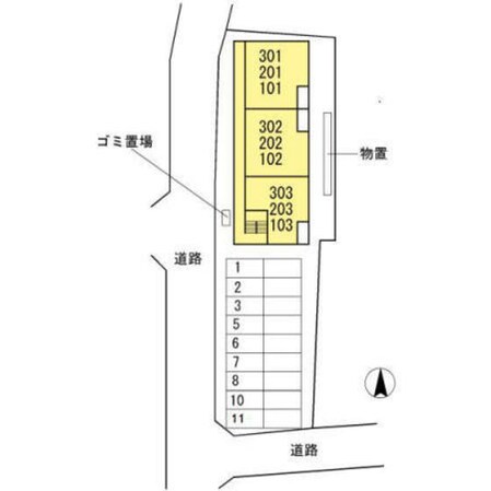 アベニール布瀬の物件外観写真